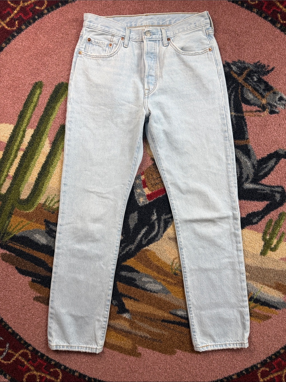 LEVI'S 501 LIGHTWASH JEANS 28x30